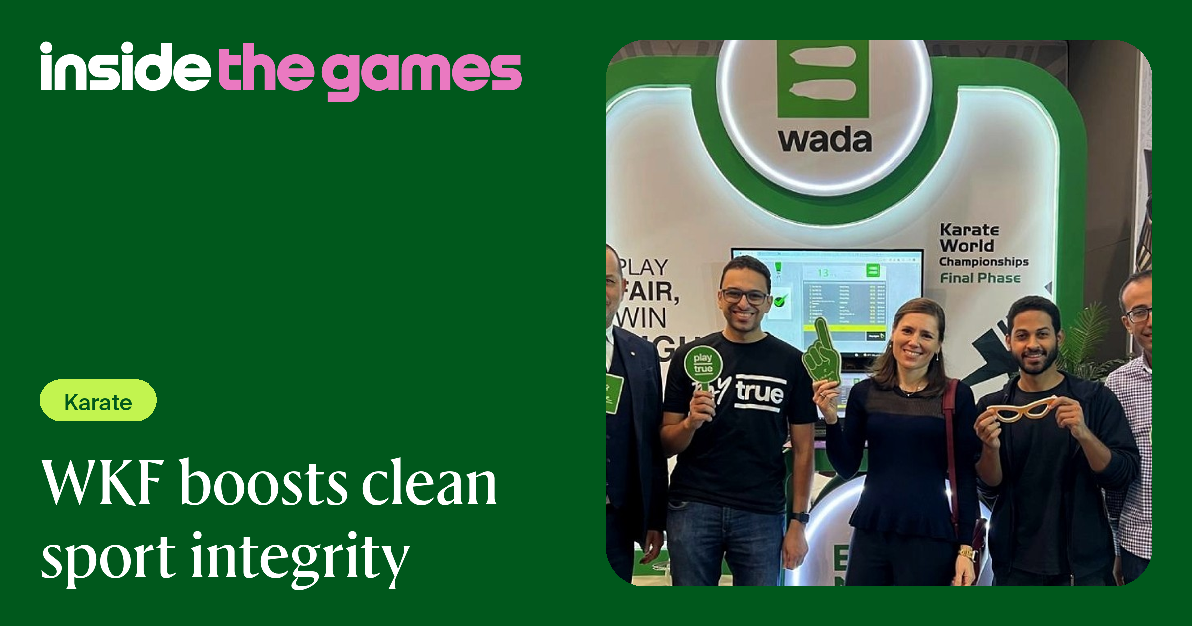 Inside The Games • WKF boosts clean sport integrity