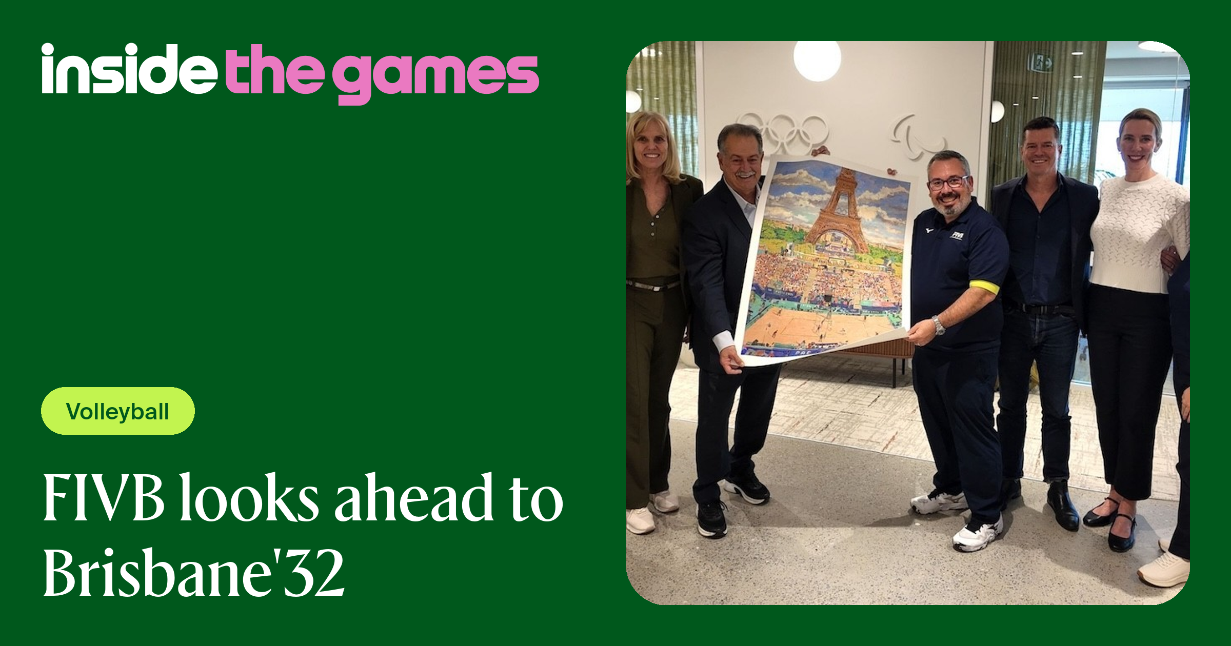Inside The Games • FIVB looks ahead to Brisbane'32