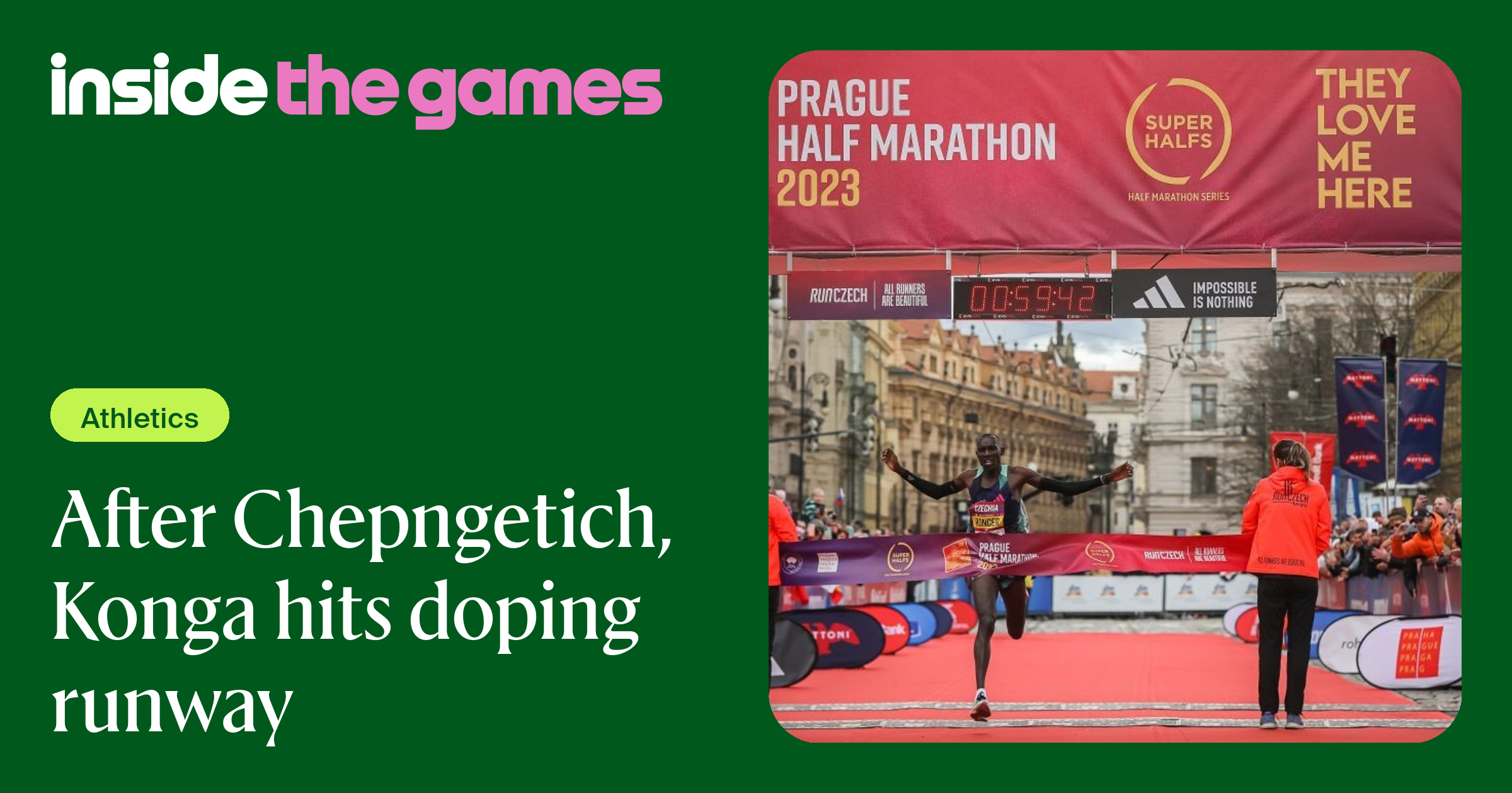 Inside The Games • After Chepngetich, Konga hits doping runway
