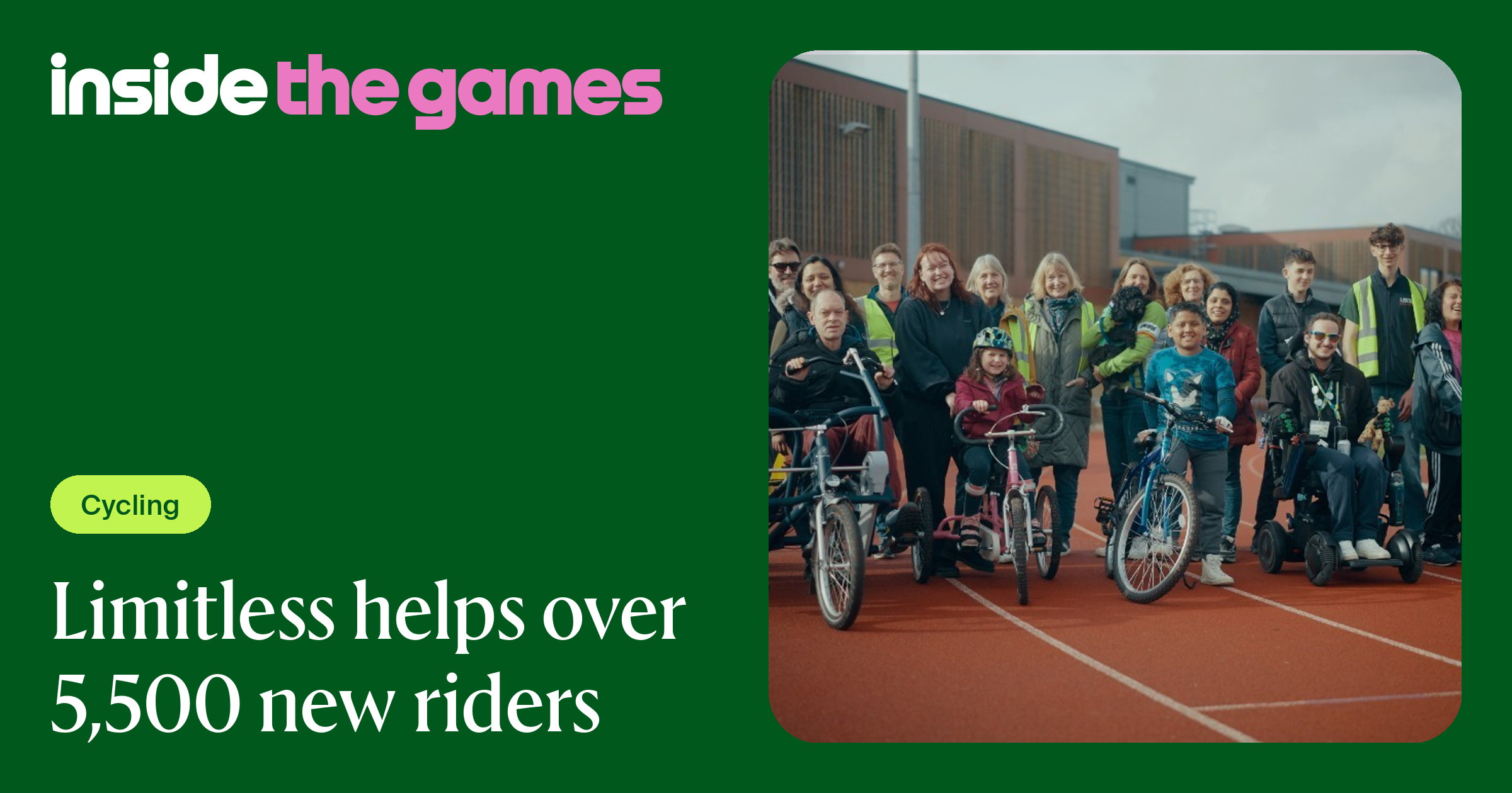 Inside The Games • Limitless helps over 5,500 new riders