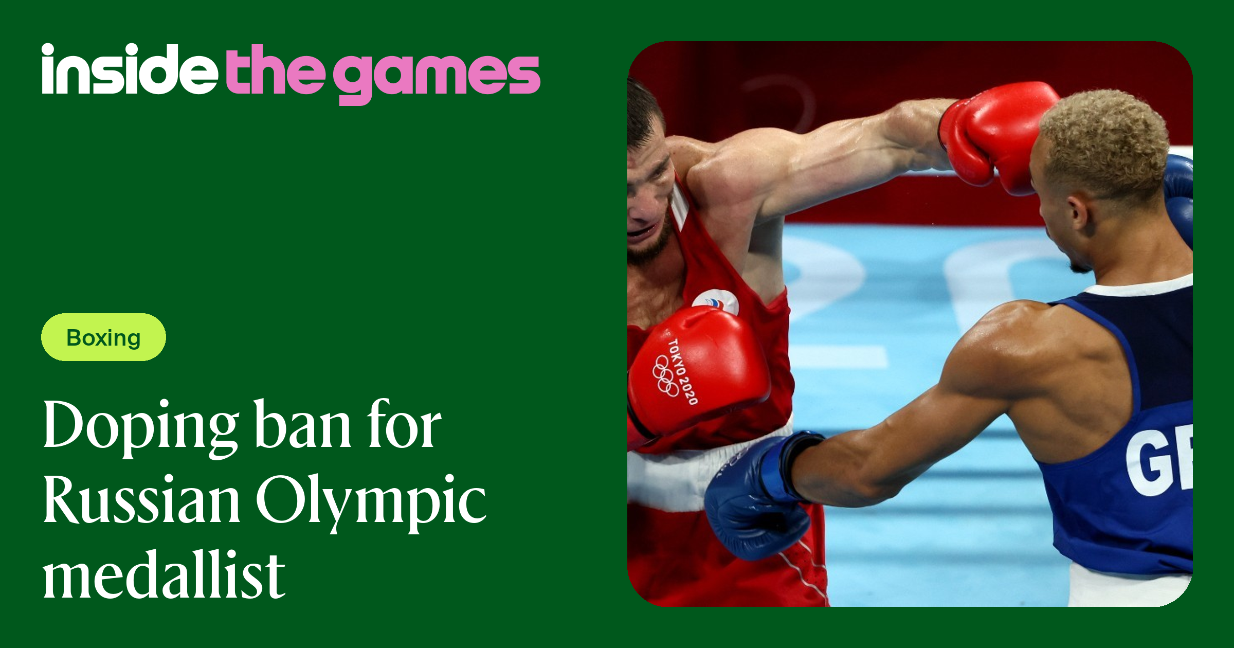 Inside The Games • Doping ban for Russian Olympic medallist