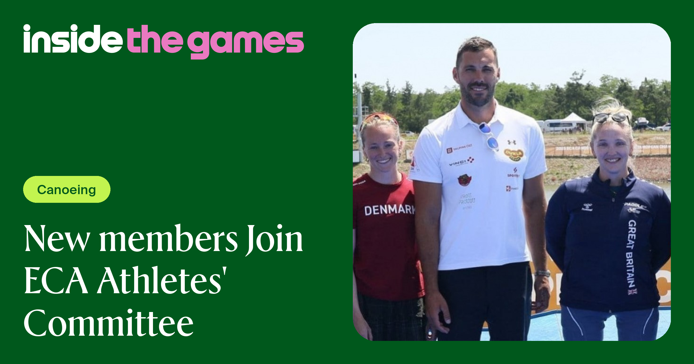 Inside The Games • New members Join ECA Athletes' Committee