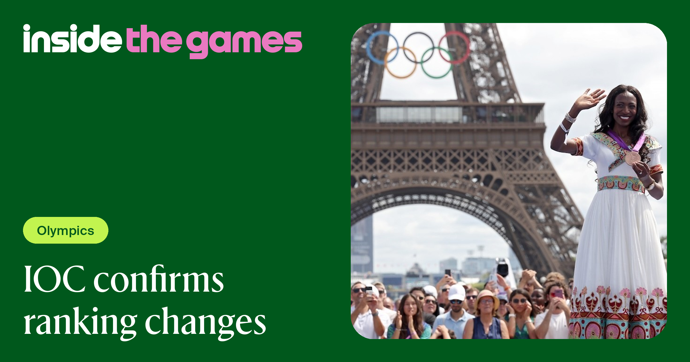 Inside The Games • IOC confirms ranking changes