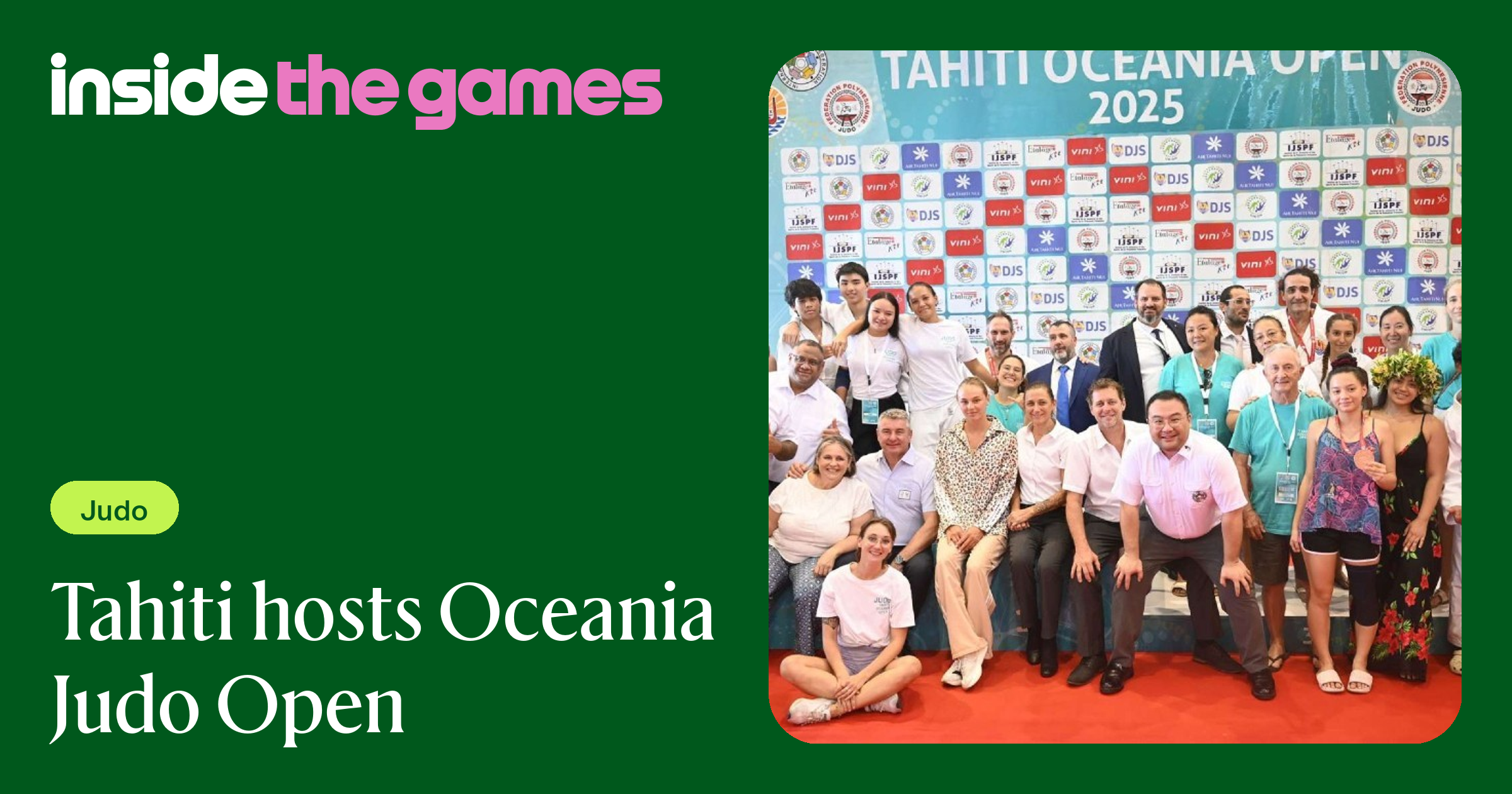 Inside The Games • Tahiti hosts Oceania Judo Open