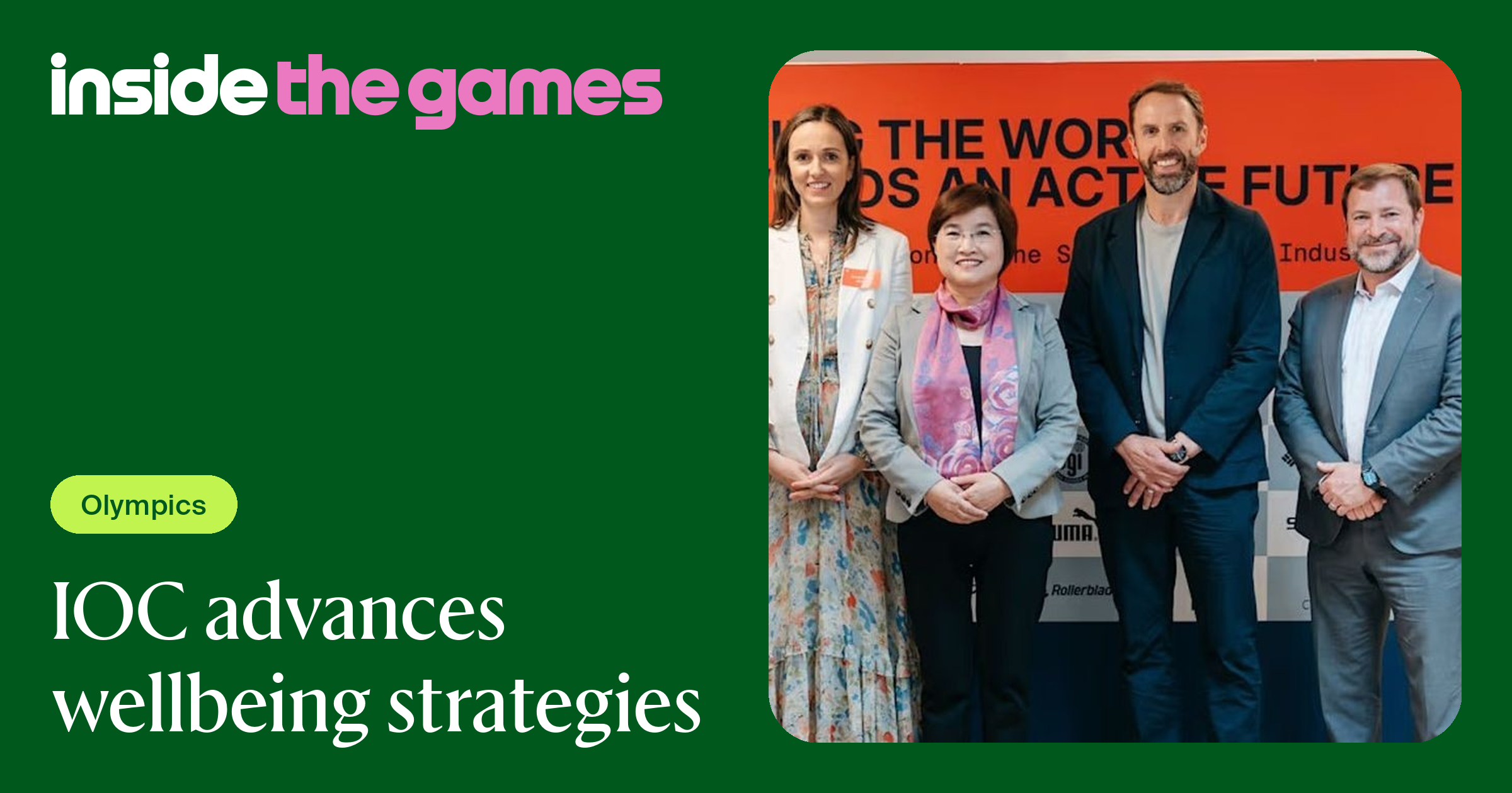 Inside The Games • IOC advances wellbeing strategies