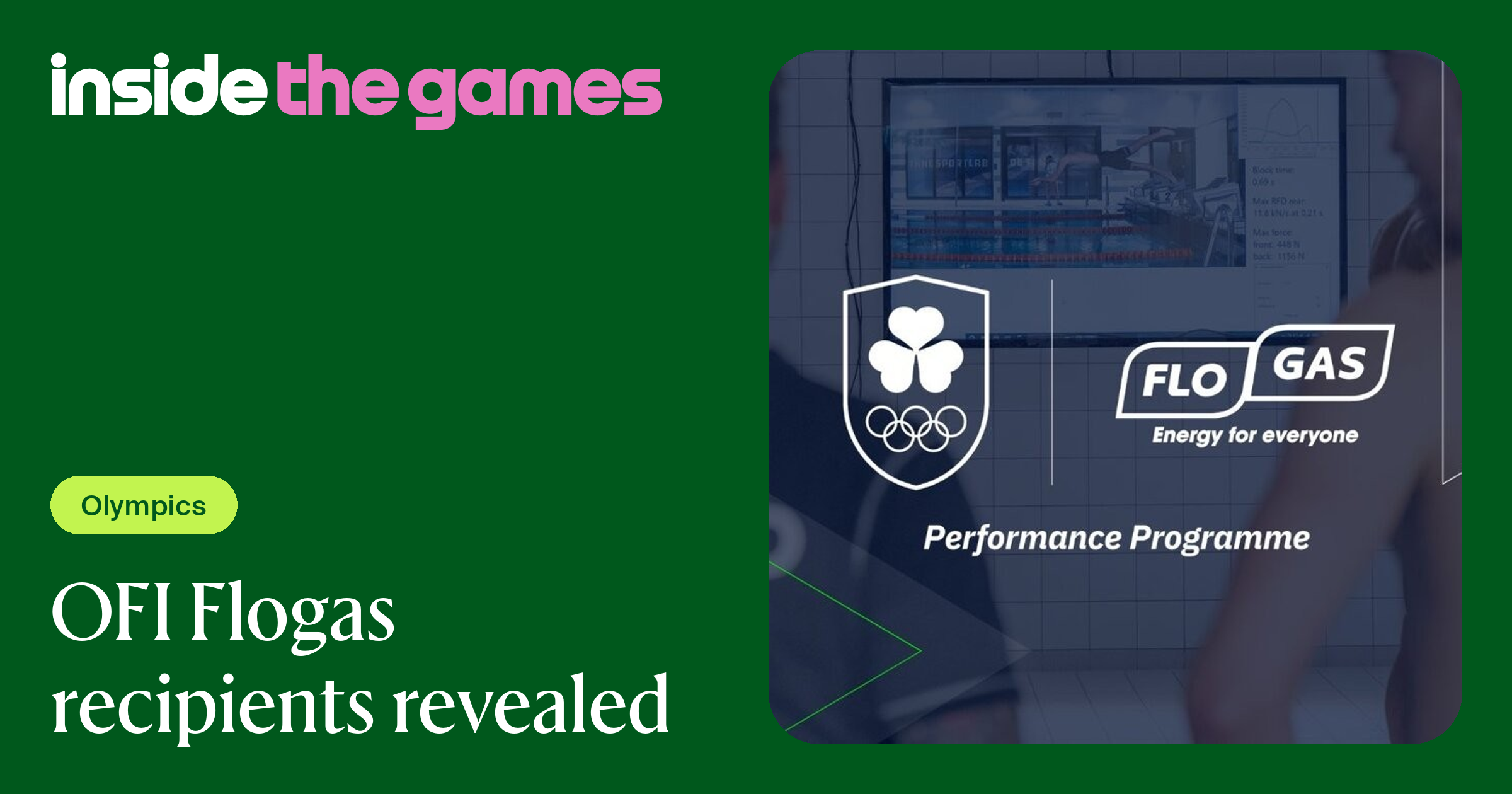 Inside The Games • OFI Flogas recipients revealed