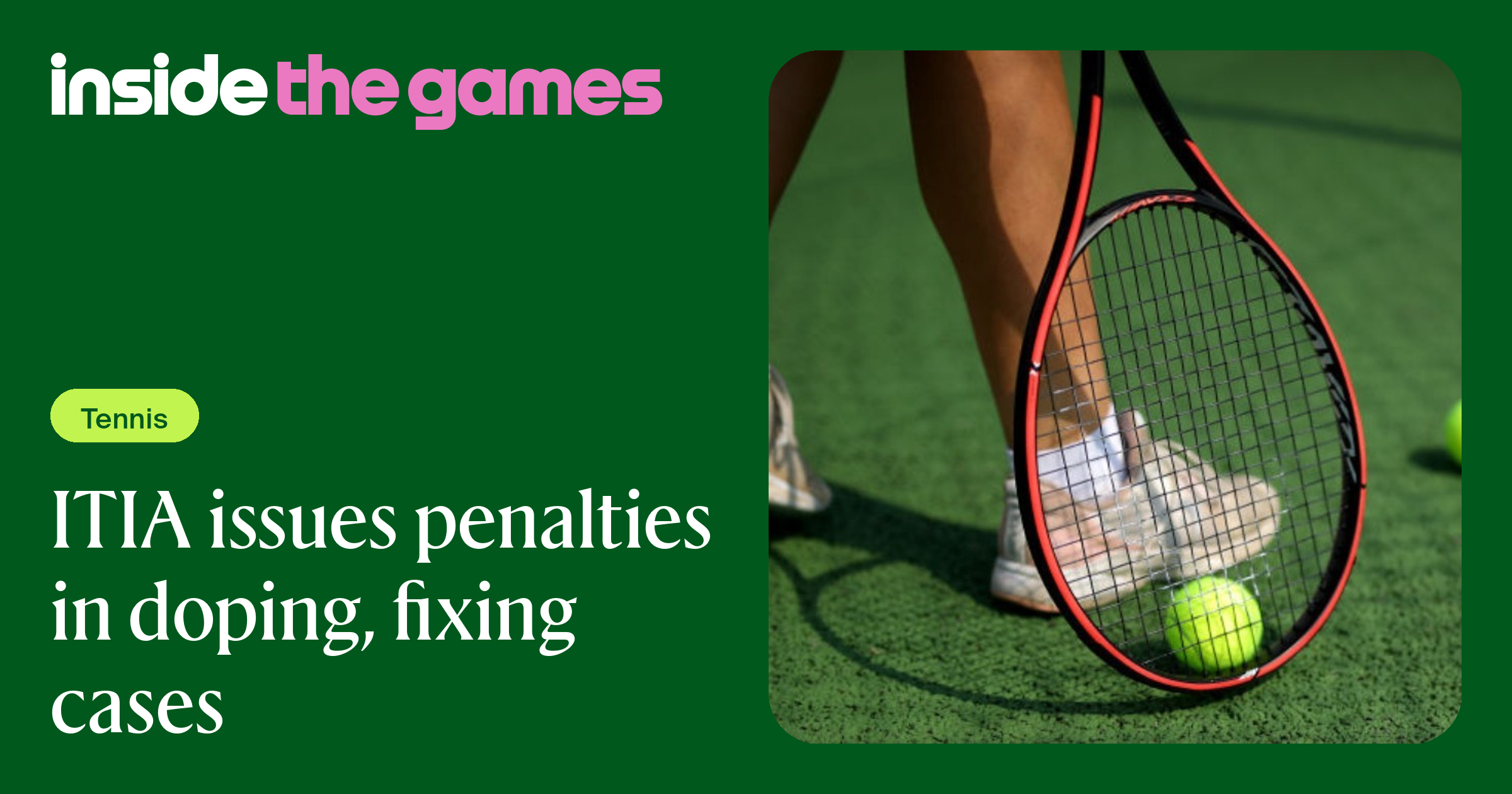 Inside The Games • ITIA issues penalties in doping, fixing cases