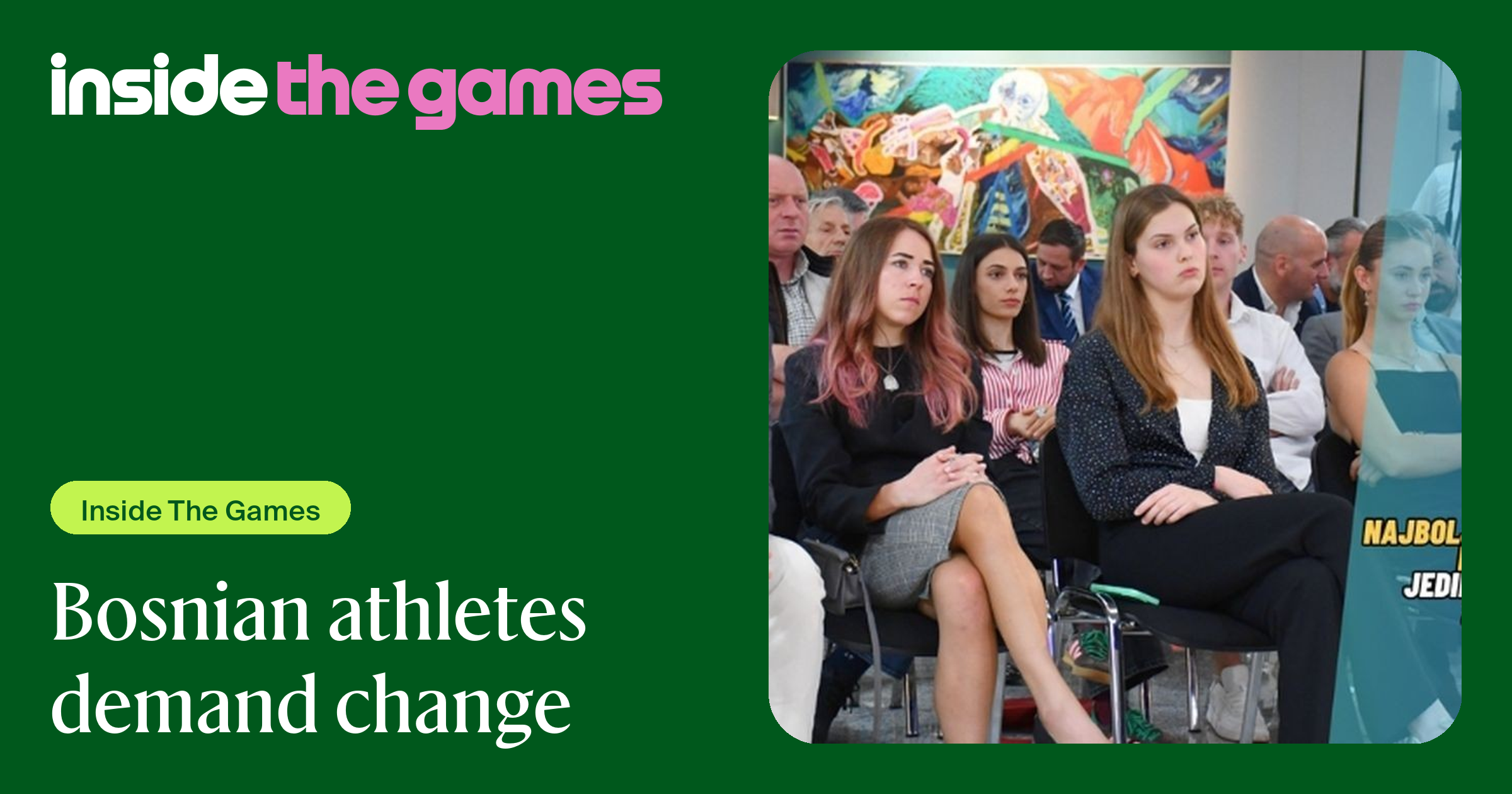 Inside The Games • Bosnian athletes demand change
