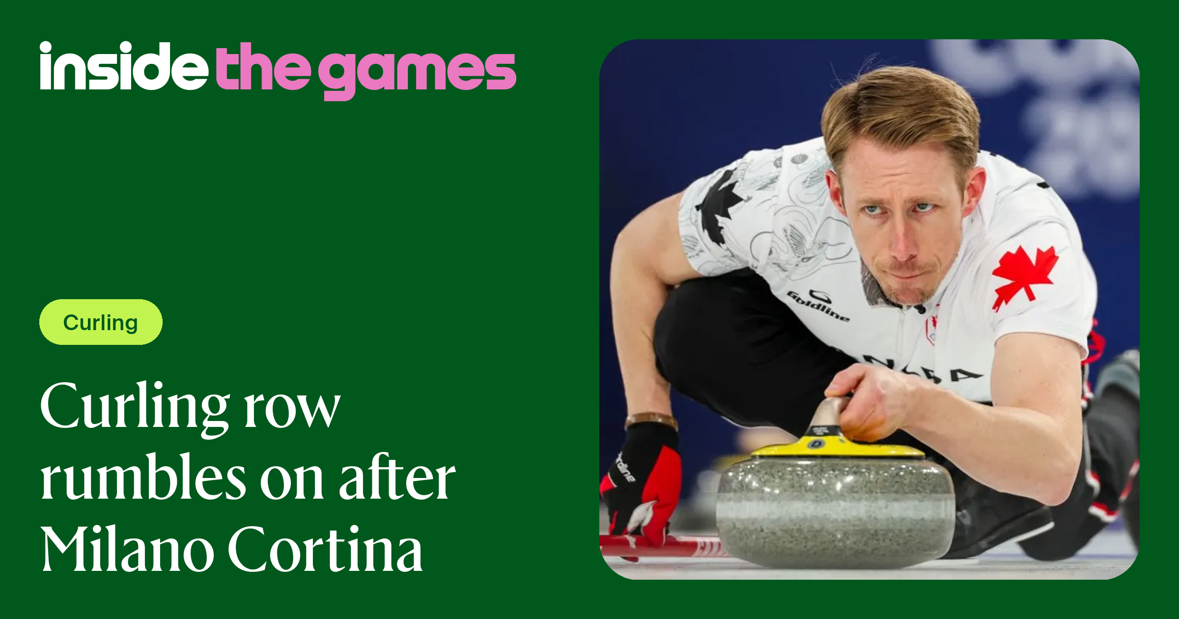 Curling Rambo Inside The Games • Curling row rumbles on after Milano Cortina