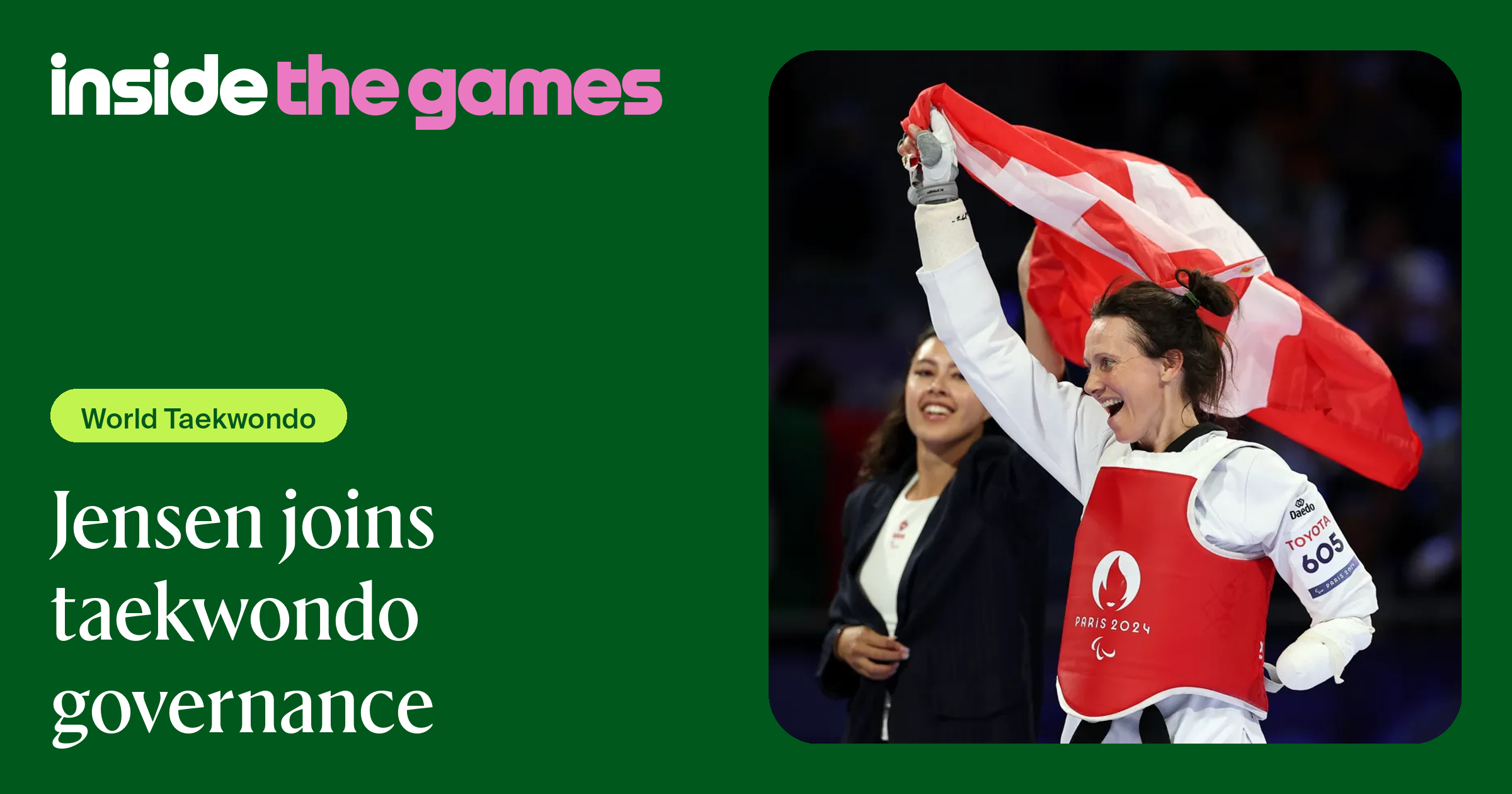 Insiode Game Inside The Games • Jensen joins taekwondo governance