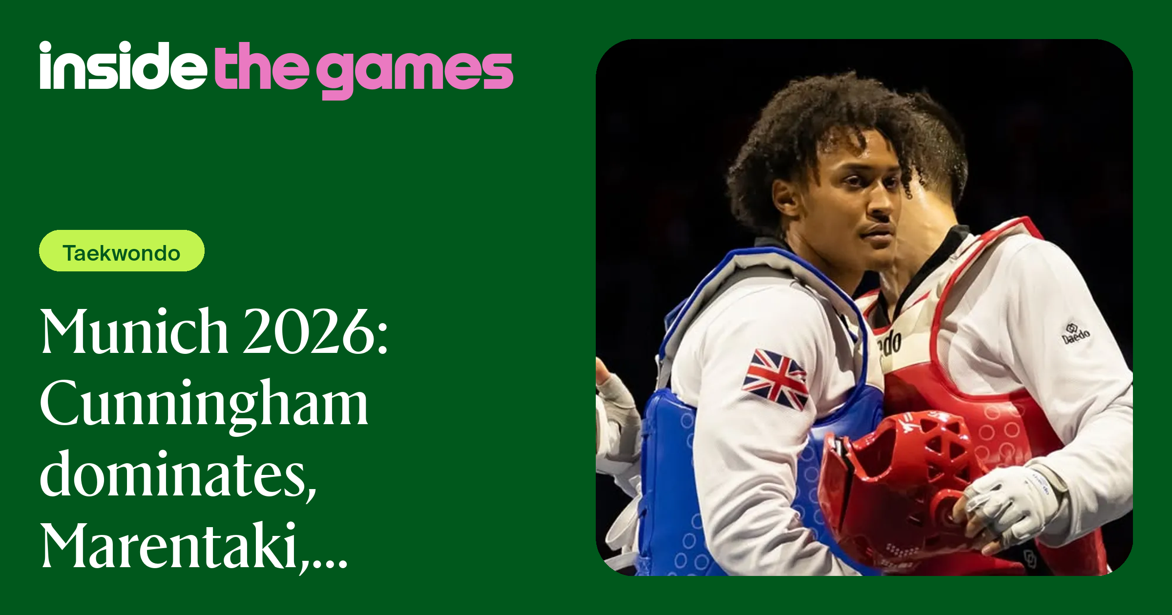 Inside The Games • Munich 2026: Cunningham dominates, Marentaki, Erer ...