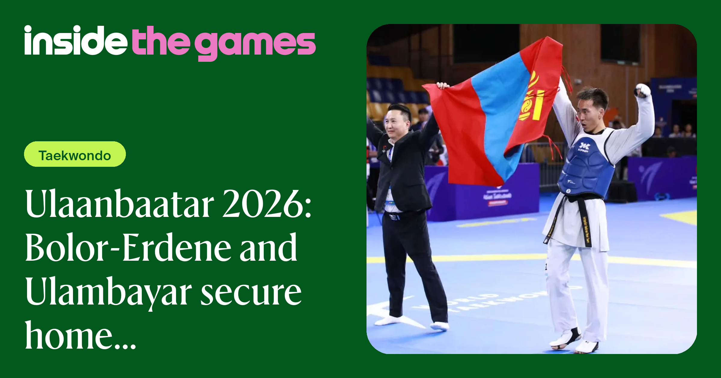 Inside The Games • Ulaanbaatar 2026: Bolor-Erdene and Ulambayar secure ...