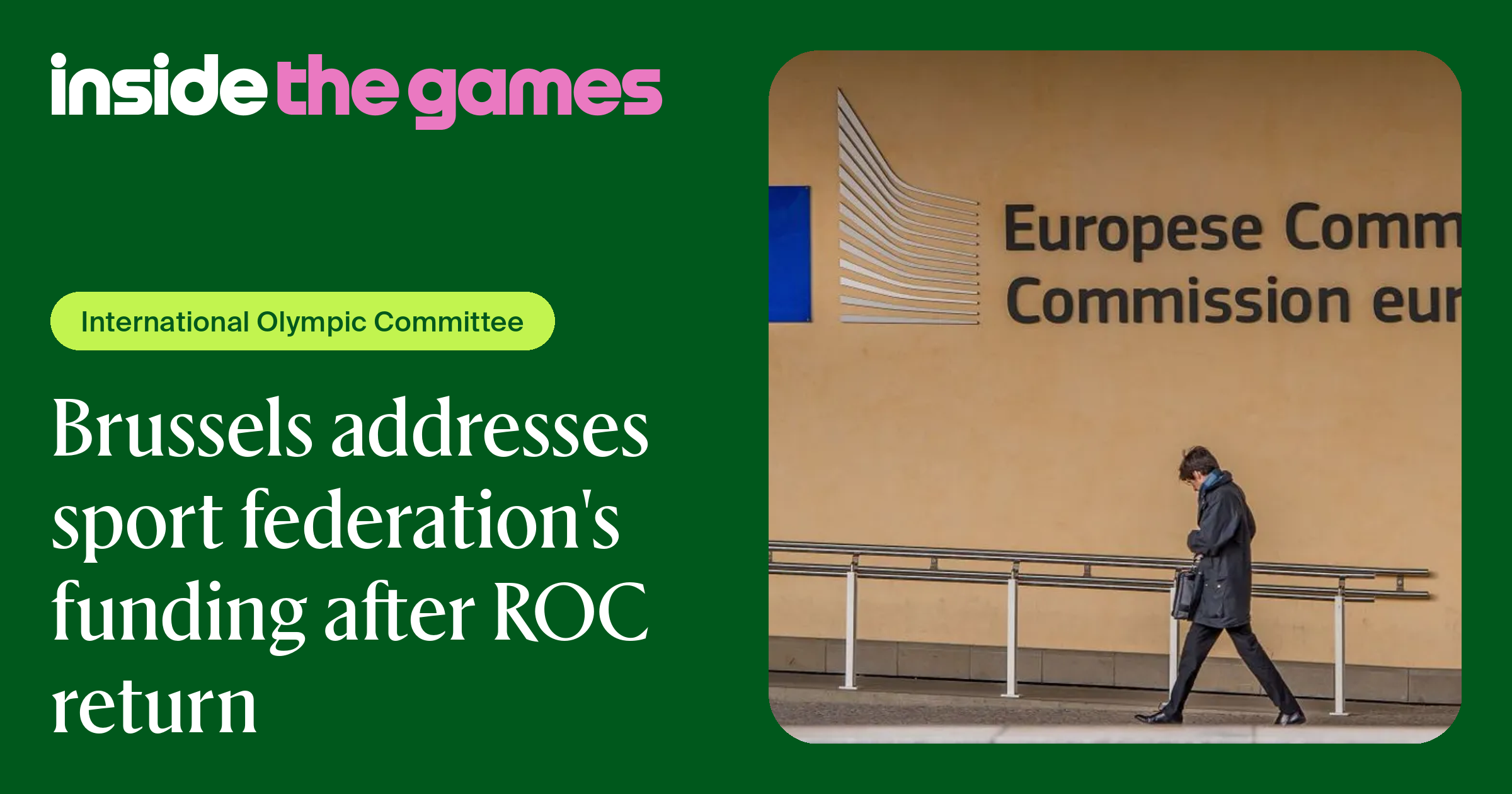 Inside The Games • Brussels addresses sport federation's funding after ...