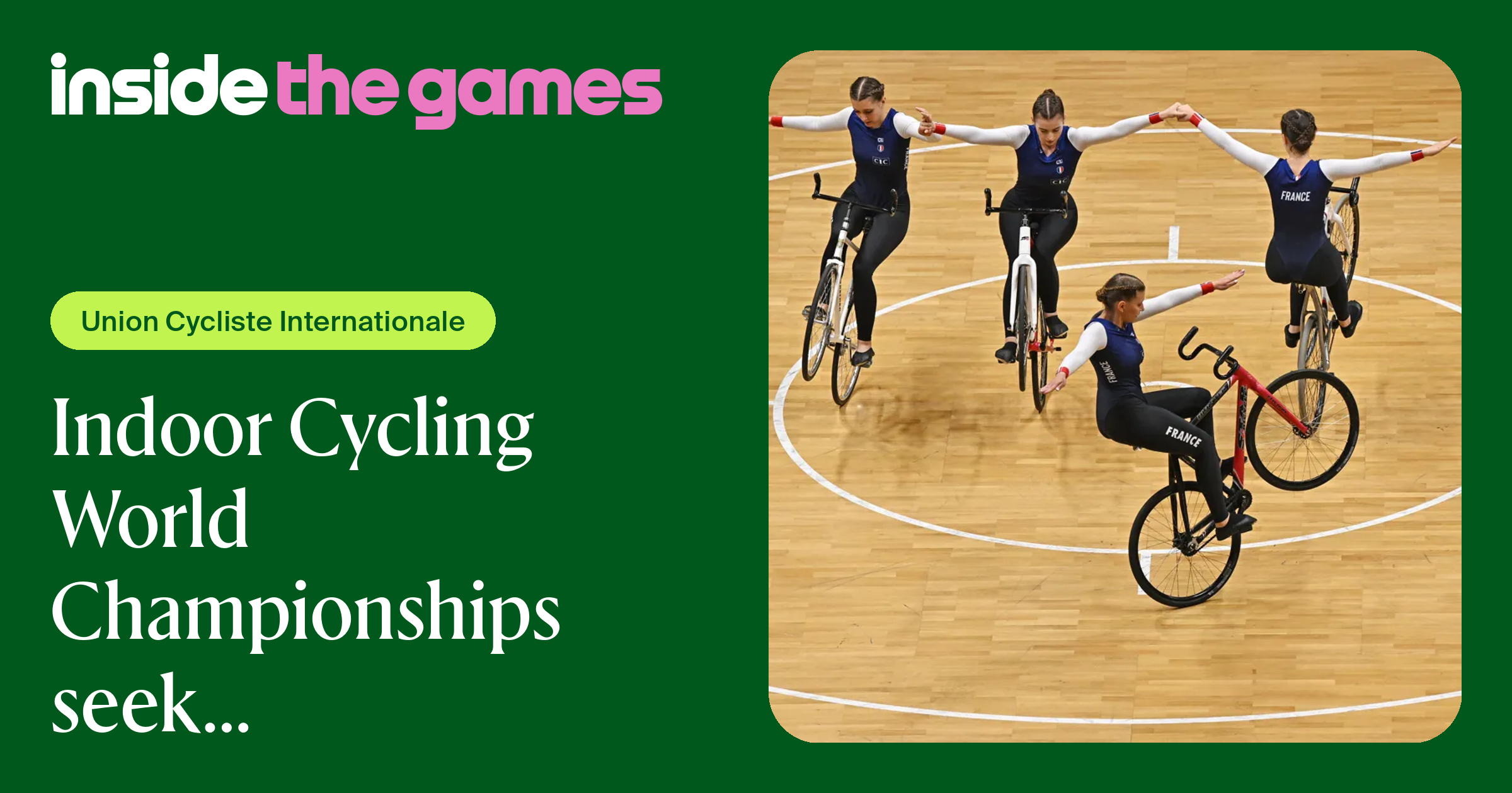 Inside The Games • Indoor Cycling World Championships seek new host