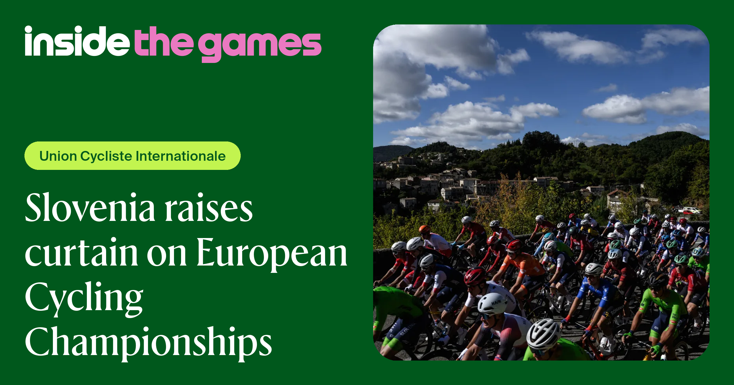 Inside The Games • Slovenia raises curtain on European Cycling ...