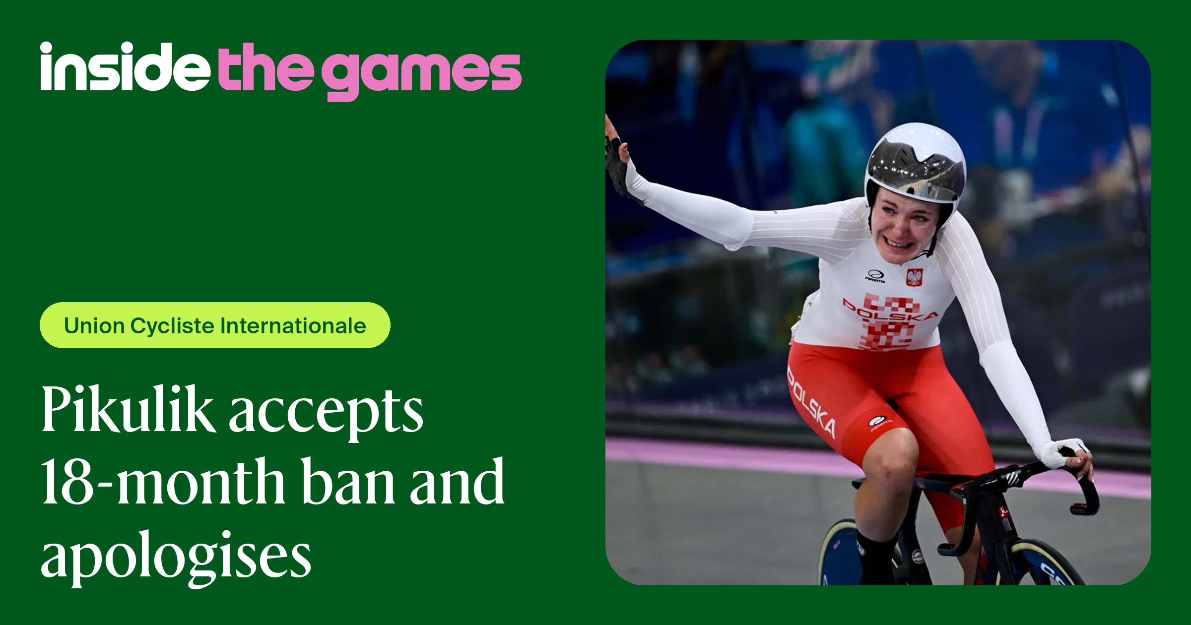 Pikulik accepts 18-month ban and apologises